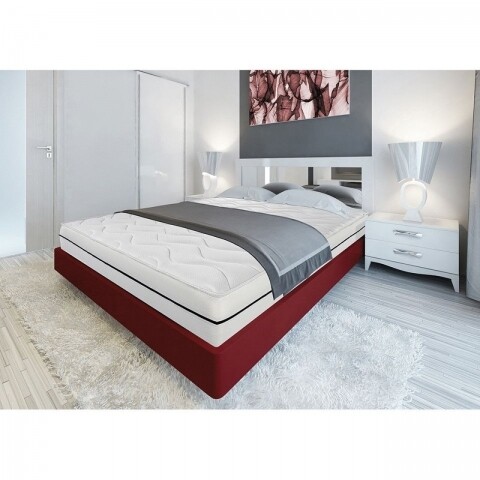 Szuper ortopéd matrac fekete vonal 180x200 cm Dual Comfort, 14 + 2 Memory, Anatómiai, antibakteriális huzat