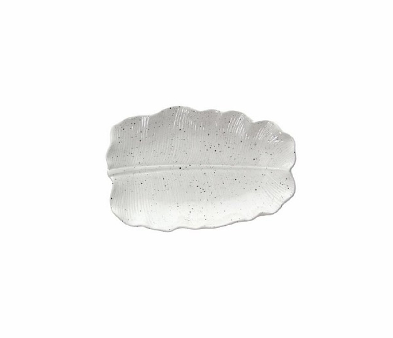 Tognana Szervírozó Tál, Leaf, 18 X 12 X 3 Cm, Porcelán, Fehér