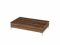 Esinti Walnut Kávézóasztal, Furny Home, 121x69,2x28 cm, mogyoró