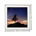 Tablou decorativ T721, Neostill, Tree, sticla temperata, 70x70 cm