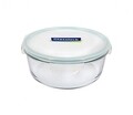 Caserola rotunda cu capac Glasslock, sticla temperata, 920 ml