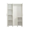 Dulap pentru haine Hedera 1 - White, Vella, 120x48x189 cm