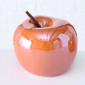 Apple V4 Dekoráció, Boltze, 15 cm, porcelán, narancssárga