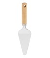 Natural Tortaszervírozó spatula, Ambition, 26.5 cm, acél, barna