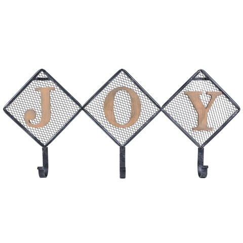 Joy Fogas, Creaciones Meng, 3 akasztóval, 60x28 cm, MDF/fém