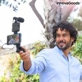 Kit de Vlogging cu lumina, microfon si telecomanda Plodni InnovaGoods 6 piese