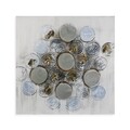 Tablou decorativ Buttons, Versa, 60x60 cm, canvas