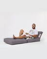 Siesta Kihúzható fotel, Ferndale Bean Bag, 55 - 180 cm, vízhatlan poliészter, hamuszürke