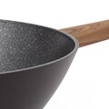 Luigi Ferrero wok serpenyő, Brugge FR-2809WH, Ø 28 cm, kovácsolt alumínium / márvány bevonat