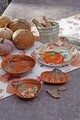 Tognana Kerek szervírozó tál, Pumpkin, 30 cm Ø, porcelán, színes