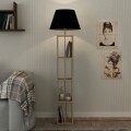 Lampadar Homitis, Giorno - Sonomo, Black, 45x45x163.5 cm