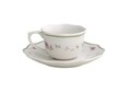 2 db Kávéscsésze kistányérral , Nonna Rosa S, Brandani, 90 ml, porcelán