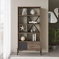 Corp biblioteca, Locelso, BO1, 79.6x160x25.5 cm, Maro / Antracit