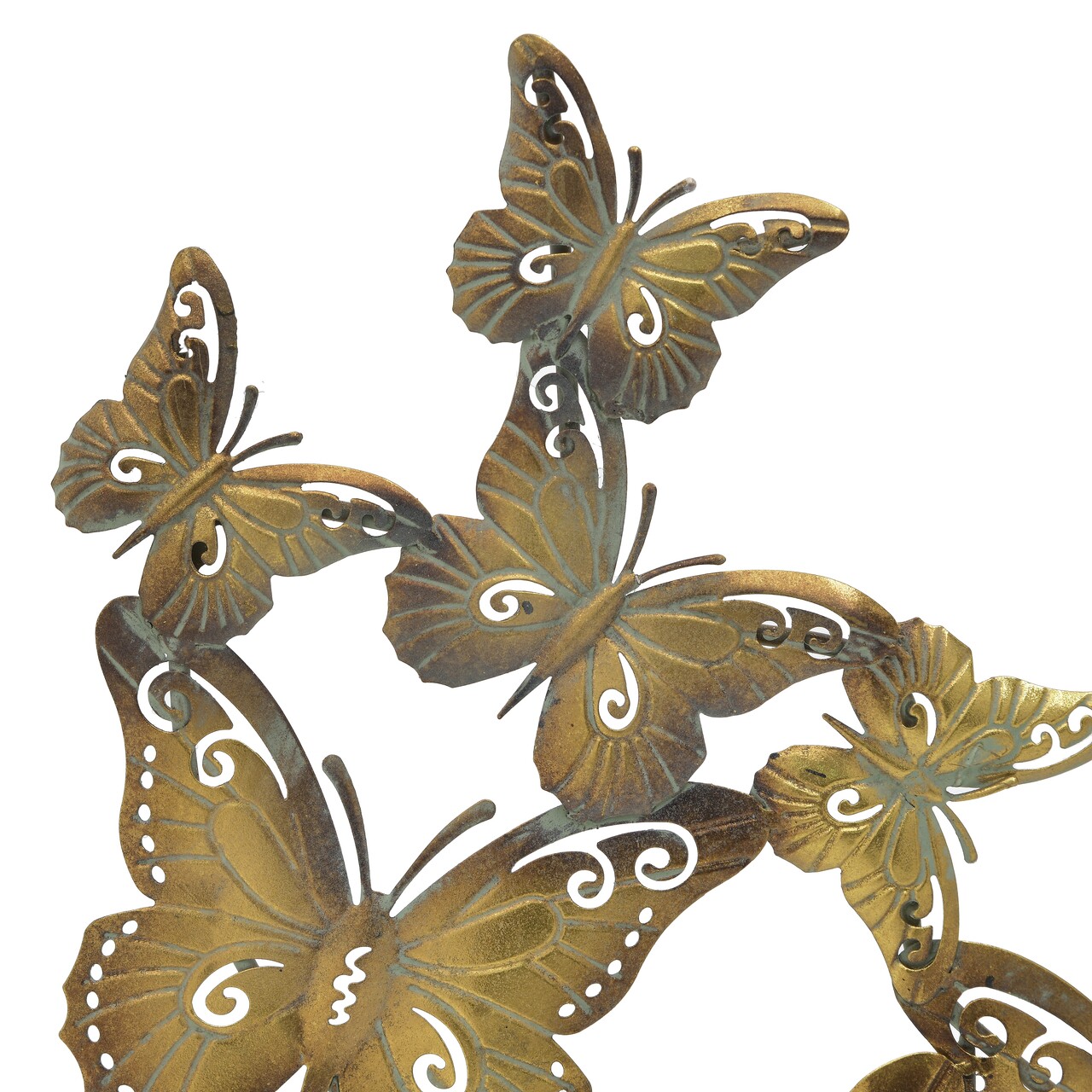 Pillangók Fali Dekoráció, InArt, 65x72 Cm, Vas