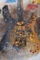 Guitars Art Kép, Mauro Ferretti, 120x3.5x90 cm, kanavász/fa, színes