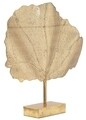 Leaf Dísz, Mauro Ferretti, 55x10x56 cm, vas, aranyszín