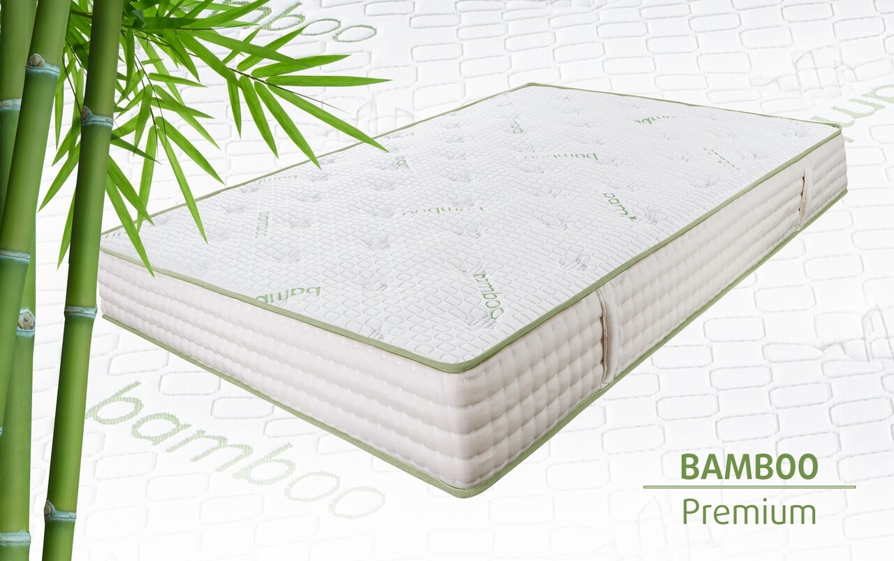 Ortopéd Matrac, Hipoallergén, Premium Bamboo Memory Latex, 90x200 Cm, Pocket Rugós, 7 Kényelmi Zóna