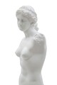 Woman Sculpture Dísz szobor, Mauro Ferretti, 14x29 cm, polygyanta, fehér