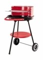 Kerek mobil grill, Happy Green, Ø41 x 84 cm, egyéb