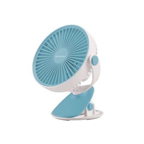 Beper Mini ventilátor fogóval, 3 választható sebesség