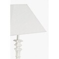 Lampa de masa, Ajiaccio, Bizzotto, 12x12x52 cm, 1xE27, 40W, MDF, alb