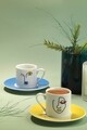 Kutahya Porselen Kávés szett, RU04KT42011335, 4 darabos, porcelán