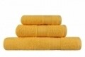 Set 3 prosoape de baie, 100% bumbac, Hobby, Dark Yellow