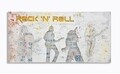 Rock n Roll Kép, Mauro Ferretti, 120x3x60 cm, kanavász/fa, színes