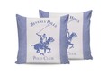 Beverly Hills Polo Club 2 db Párnahuzat 60x60 cm, 100% ranforce pamut, BHPC 030, kék