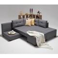 Coltar extensibil Manama Right, Balcab Home, 206x282 cm, gri