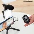 Kit de Vlogging cu lumina, microfon si telecomanda Plodni InnovaGoods 6 piese