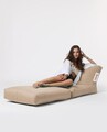 Siesta Kihúzható fotel, Ferndale Bean Bag, 55 - 180 cm, poliester impermeabil, nyérc bézs