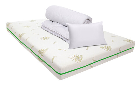 Bedora Confort Relax Aloe Vera Matrac 120 x 200 cm + paplan + párna, memória hab