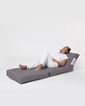 Siesta Kihúzható fotel, Ferndale Bean Bag, 55 - 180 cm, vízhatlan poliészter, hamuszürke