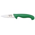 Cutit profesional pentru decojit, Cooking by Heinner, 8 cm, inox, verde