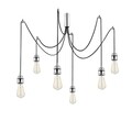 Candelabru Kabluni MR - 906, Opviq, 126 x 102 cm, 6 x E27, 100W, chrome