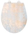 Wenko WC-fedél automatikus leeresztő rendszerrel, Easy-Close Agate, 38 x 44.5 cm, kemény műanyag, színes