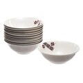 12 edényes készlet Ethno, Vanora, Ø15 cm, 250 ml, porcelán