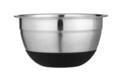 Bol cu baza antiderapanta, Wenko, Aru, 0.6 L, 14 x 14 x 8 cm, inox/silicon