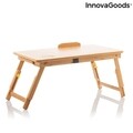 Lapwood InnovaGoods Bambusz összecsukható asztal, 53,5x4,5x34 cm