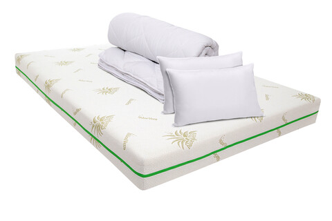 Bedora Confort Relax Aloe Vera Matrac 140 x 190 cm + paplan + párna,  memória hab