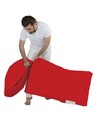 Siesta Kihúzható fotel, Ferndale Bean Bag, 55 - 180 cm, vízhatlan poliészter, piros