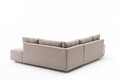 Coltar extensibil pe dreapta Manama, Balcab Home, 280x206x85 cm, lemn, crem