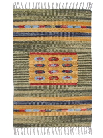 Kilim Szőnyeg, Country 236, Baketo, 100% pamut, kézzel megmunkált, 60x90 cm