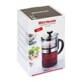 Teaadagoló, Westmark TeaTime, 1 L, boroszilikát / rozsdamentes acél palack