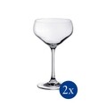 2 pezsgőspohár készlet, Villeroy & Boch, Purismo Bar Champagne, 380 ml, kristályüveg