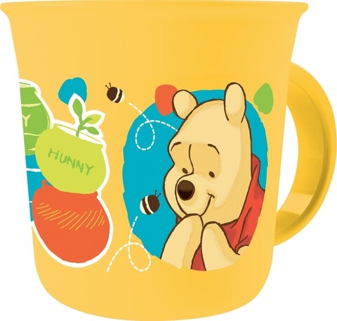 Winnie the Pooh Bögre, Disney, 300 ml, műanyag, sárga