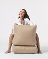 Siesta Kihúzható fotel, Ferndale Bean Bag, 55 - 180 cm, poliester impermeabil, nyérc bézs