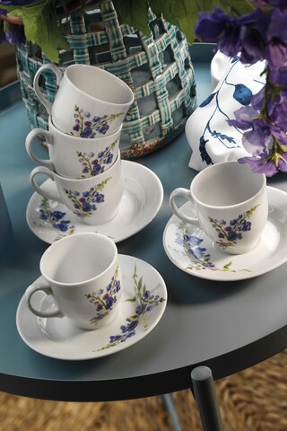 Kutahya Porselen Kávés készlet, YS12KT1110886, 12 darabos, porcelán