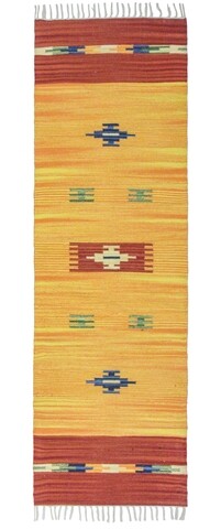 Kilim Szőnyeg, Country 228, Baketo, 100% pamut, kézzel megmunkált, 60x200 cm